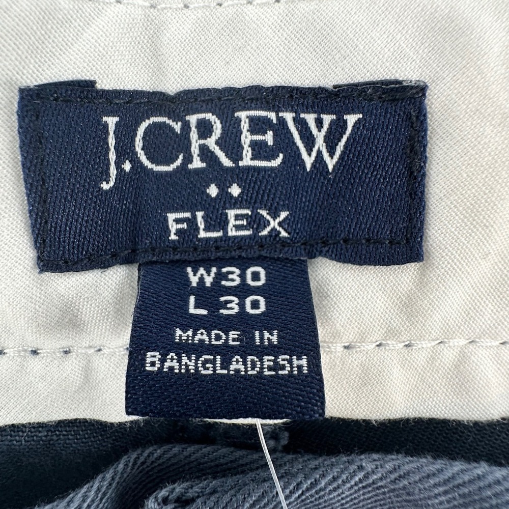NEW J.Crew Flex Straight Chino Pants Mens 30x30 Blue - Picture 4 of 14
